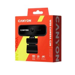 Canyon C2N 1080P Full HD 2.0MEGA Fixed Focus Webcam With USB2.0 Connector 360 Degree Rotary View Scope Built In MIC Resolution 1920 1080 Viewing