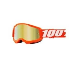 100 Kids STRATA2 Orange Goggle- Red