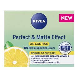 Nivea Perfect & Matte Effect Vanishing Cream - Normal oily Skin - 50ML