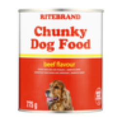 Beef Flavoured Chunky Dog Food Can 775G
