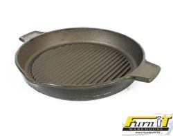 Ribbed Griller No Lid - Cast Iron