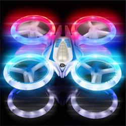 FORCE1 MINI Drone For Kids - Ufo 4000 LED Drones For Kids Small Drones For Beginners W 2 MINI Quadcopter Batteries And Easy Toy Drone Remote Control