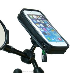 Waterproof Bike Scooter Mirror Mount Holder For Iphone 6 4.7