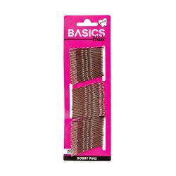 Basics Hair Bobby Pin 4.8CM 48PCS - Brown