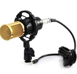 Microphone For Computer Phone Condenser Pro Audio BM800 Microphone Sound Studio Dynamic MIC +shock Mount With 3.5MM Interface A