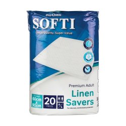 Linen Savers 60X90 20'S