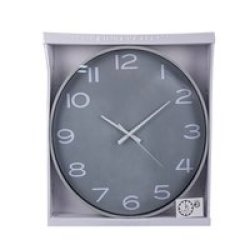 Traditional Clock - Household Accessories - Silver & White - Single