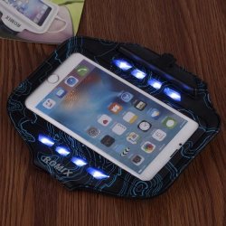 LED Lights Sports Armband Running Cycling Cover Case For 5.5 Inches Iphone 7 Plus 6 6S Plus