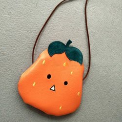 Fashion Fruit Coin Purse Bages Child Pu Bags Kids Cartoon Cute Pear Crossbody B