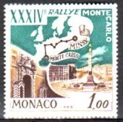 Monaco 1964 5 Monte Carlo Automobile Rally Unmounted Mint 600 Complete Set
