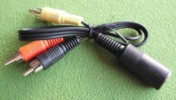 Audio Cable 6 Pin To 3xrca