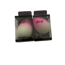 2 Piece Pink And White Foundation Blending Makeup Sponges