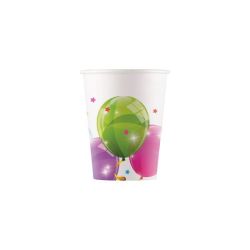 Sparkling Balloons Paper Cups 200ML