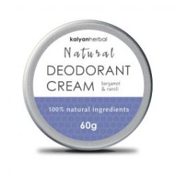 Herbal Natural Deodorant Cream Bergamot & Neroli 60G