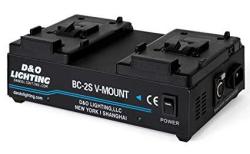 Dual Channel V-mount V Lock Battery Charger With 16.8V Power Supply Output