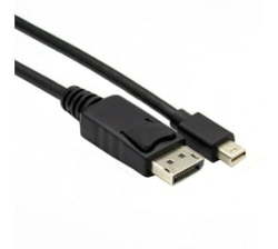 GIZZU MINI Dp To Dp 4K 30HZ 4K 60HZ 3M Thunderbolt 2 Compatible Cable - Black