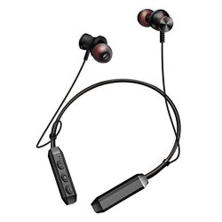 Mchoice Bluetooth Headphones Wireless Sports Earphones Neckband Headset With MIC For Iphone Black