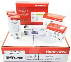 Alarm Liquidators Honeywell Vista 20P Wireless Self Monitoring Kit With A 6160RF Keypad One 5800PIR-RES Motion Sensor One EVL-4CG Envisalink Three 5816WMWH Door wind