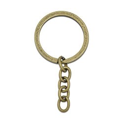 CleverDelights 2 Key Rings - 10 Pack - Large Split Key Rings - Strong Key Chain Ring Connector - 2 inch