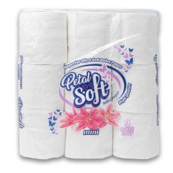 Ultra Soft Toilet Paper MINI 9 Rolls - 2 Ply 200 Sheets