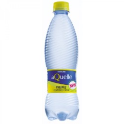 Aquelle Sparkling Water Pineapple Plastic Bottle 500ml