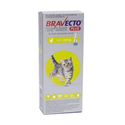 Bravecto Plus Tick Flea And Worm Control For Cats - 1.2KG-2.8KG Small