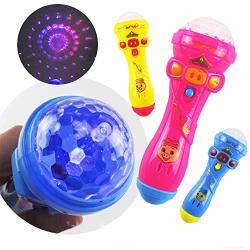 EDTara Kids Microphone Toys Toddler Singing Karaoke Microphone With Music And Light