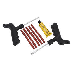 Tyre Repair Kit With 5 Plugs Incl. Tools D.i.y