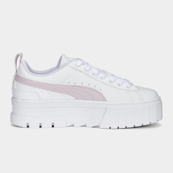 Puma Junior Mayze Leather White pink Sneaker