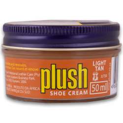 Plush Shoe Cream 50ML - Light Tan
