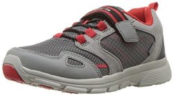 Stride Rite Boys' Made 2 Play Taylor Sneaker Grey red 4 W Us Toddler