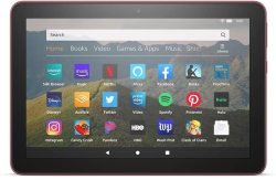 Amazon 10TH Generation - 2020 Release Fire HD 8 Tablet 8" HD Display 64 Gb Designed For Portable Entertainment Plum