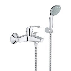 Grohe Eurosmart Cosmo Single Lever Bath Mixer with Hand Shower Set