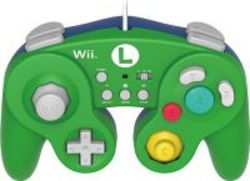 Hori Nintendo Licenced Super Smash Bros. Controller For Wii U Luigi