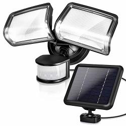 Solar Lights Outdoor - Xmcosy Solar Security Light With Motion Sensor Super Bright 1000LM Outdoor Flood Light Motion Sensor Light 5730K IP65 Waterproof
