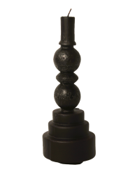 The Magical Totem Hand Poured Sculpted Candle - Solid Black
