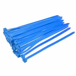Uxcell 60PCS Cable Zip Ties 8 Inch X 0.3 Inch Self-locking Nylon Tie Wraps Blue