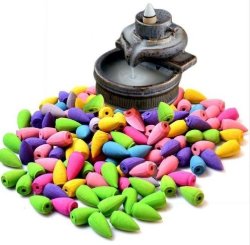 Cone Incense Mixed Color 70PCS LOT In Office For Aromatherapy Natural Colorful Indoor Spices