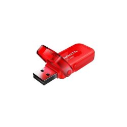 Adata 64GB USB2.0 Flash Drive UV240 UV240P Red Flip Cap Design + Integral Strap Mount - 55X19X8MM Read write : 30 8 Mb sec 200X Support