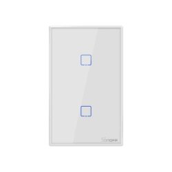 Tx T2 Wifi Smart Light Switch - Requires Neutral Wire 2 Gang