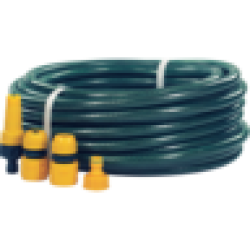 Pvc Garden Hose Kit With Fittings 12.5MM X 20M
