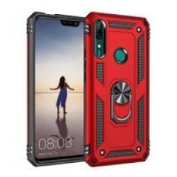 Shockproof Armor Stand Case For Huawei P20 Lite ANE-LX1 Red