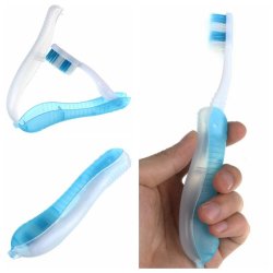 Portable Foldable Toothbrush Travel Hiking Camping Dental Care