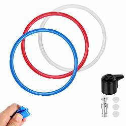 Sealing Ring For Instant Pot Duo 5 6 Quart Silicone Gasket Seal Rings Replacement Parts Include Sealing Ring Steam Release Valve And Float Valve
