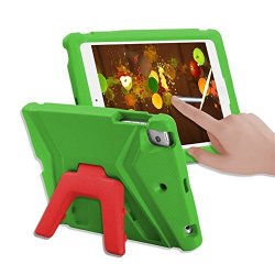 Multifunction Kids Shockproof Eva Foam Stand Cover Handle Protective Case For Ipad MINI 1 2 3 4 5 Green