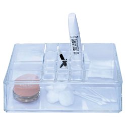 Cosmetic Organizer Plastic 11 Compart + 1 Drawer 23.3X9.4X11CM