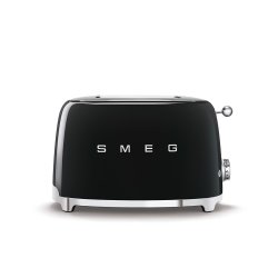 Smeg Retro 2 Slice Toaster 950W - Glossy Black