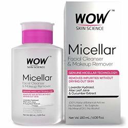 Wow Micellar Water Facial Cleanser And Makeup Remover 180ML