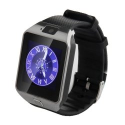 Dz09 Smartphone Touch Screen Bluetooth Smart Watch - Available Color Black