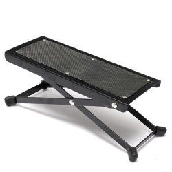 Adjustable 4.5 To 9.5" Foldable Metal Foot Rest Stand For Guitar Player